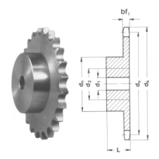 Звездочка цепи ПР-19,05-31,8 z=22 d=70